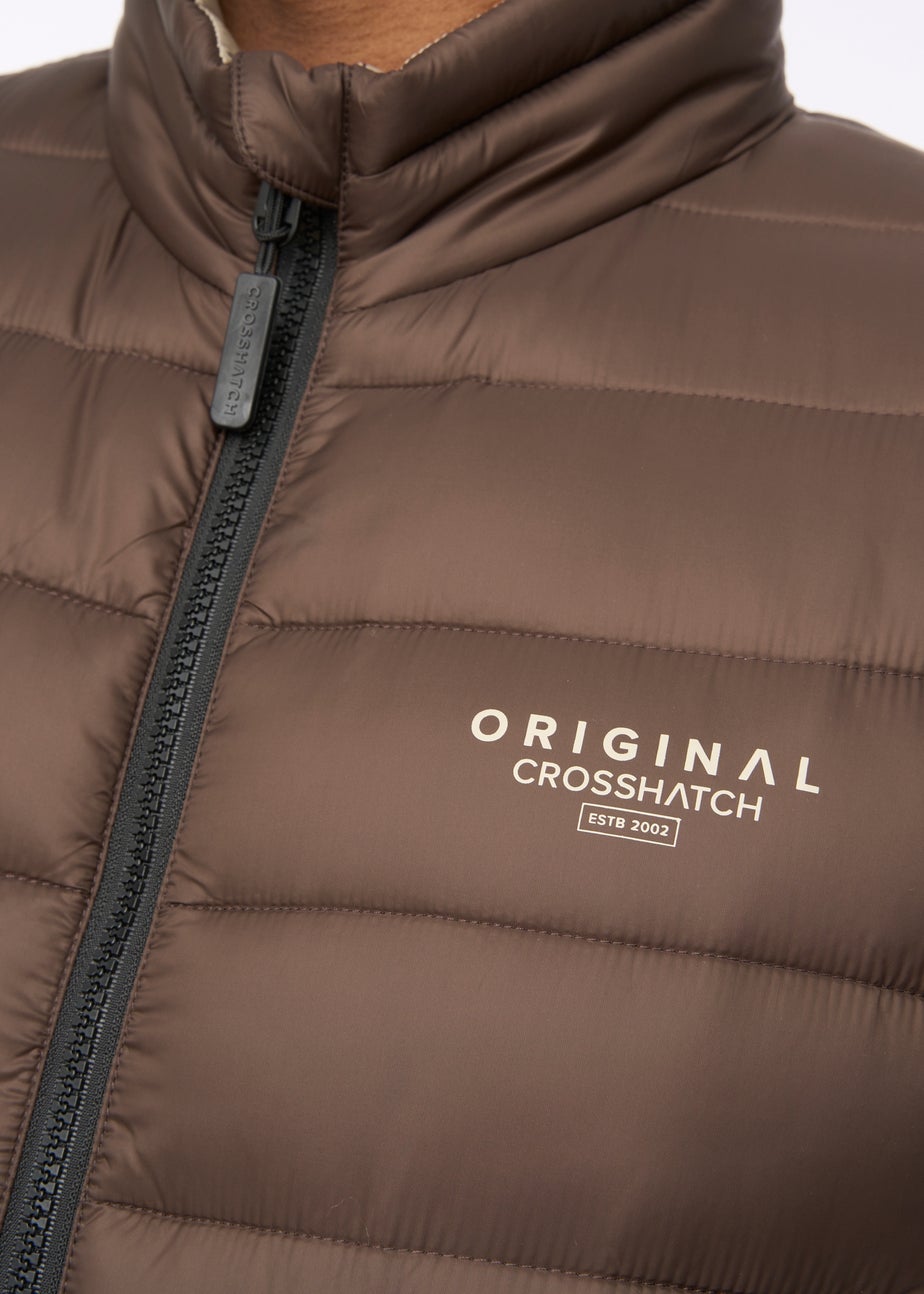 Crosshatch Brown Gattering MVE Gilet