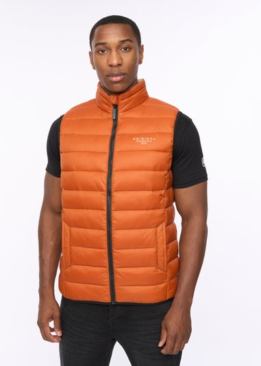 Crosshatch Burnt Orange Gattering MVE Gilet