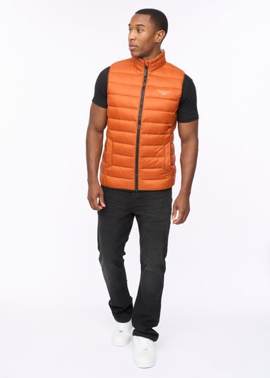 Crosshatch Burnt Orange Gattering MVE Gilet