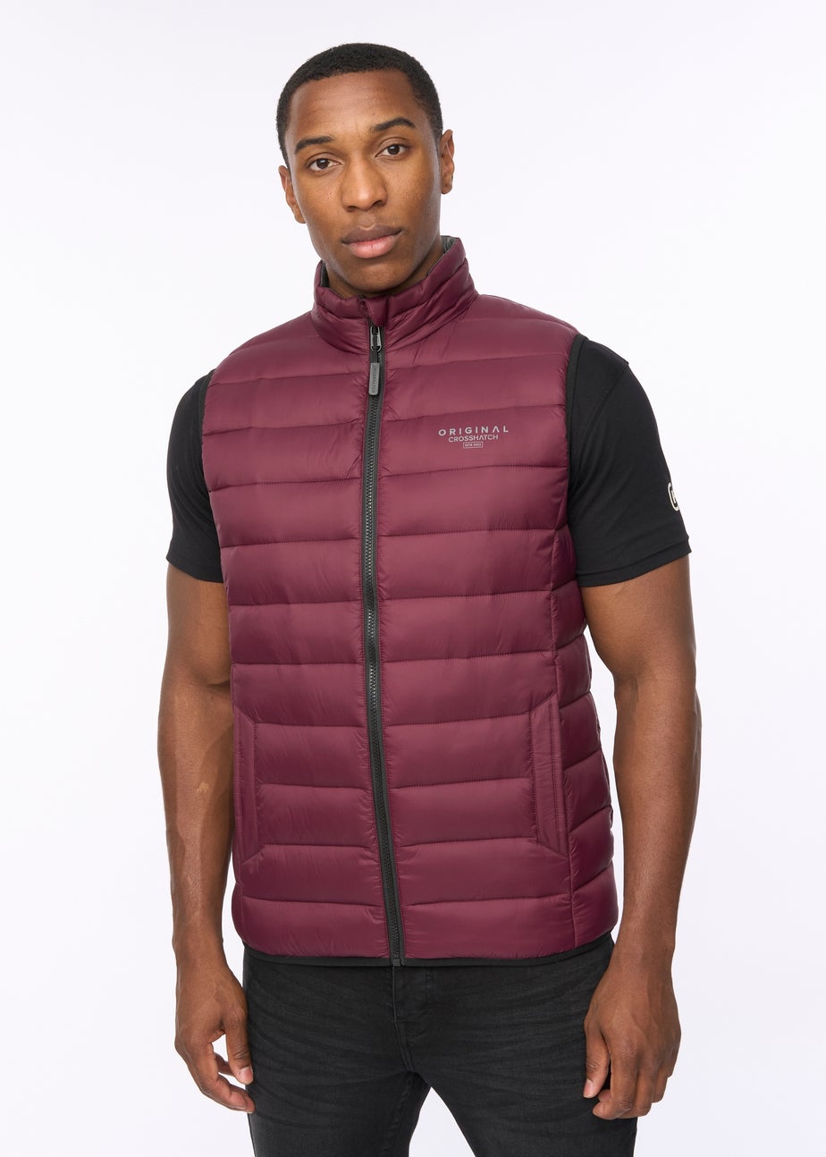 Crosshatch Raisin Gattering MVE Gilet