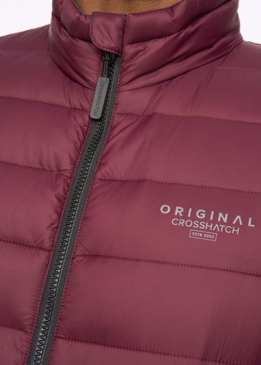 Crosshatch Raisin Gattering MVE Gilet