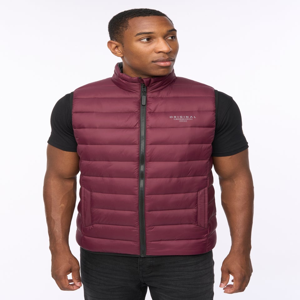 Crosshatch Raisin Gattering MVE Gilet