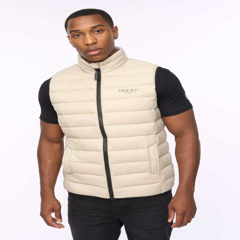 Crosshatch Stone Gattering MVE Gilet