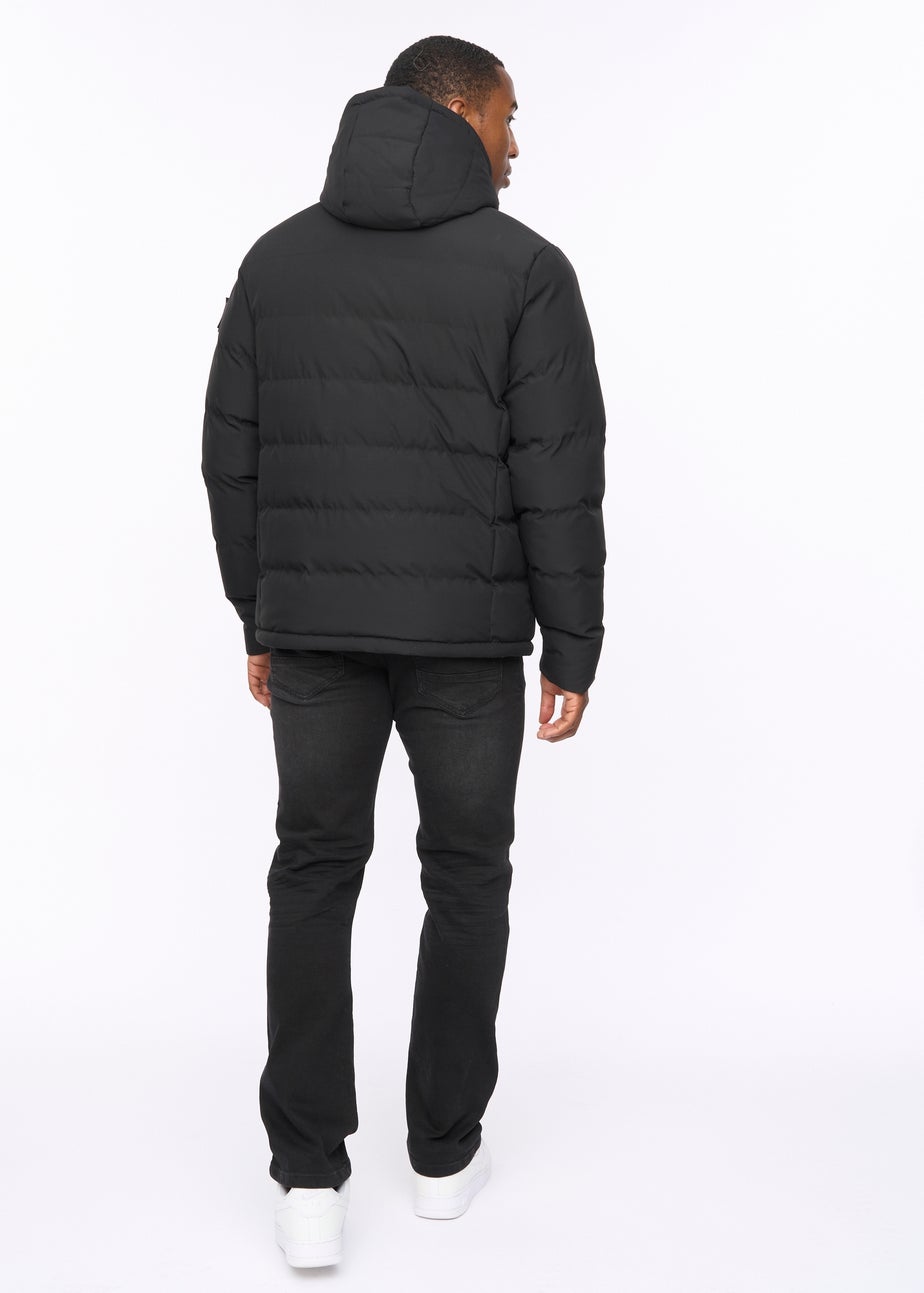 Crosshatch Black Kampnew Embossed Jacket