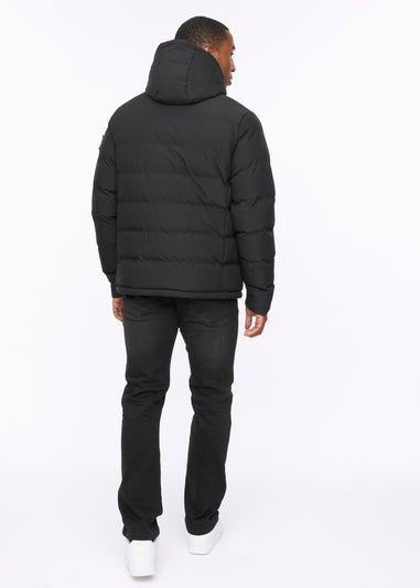 Crosshatch Black Kampnew Embossed Jacket