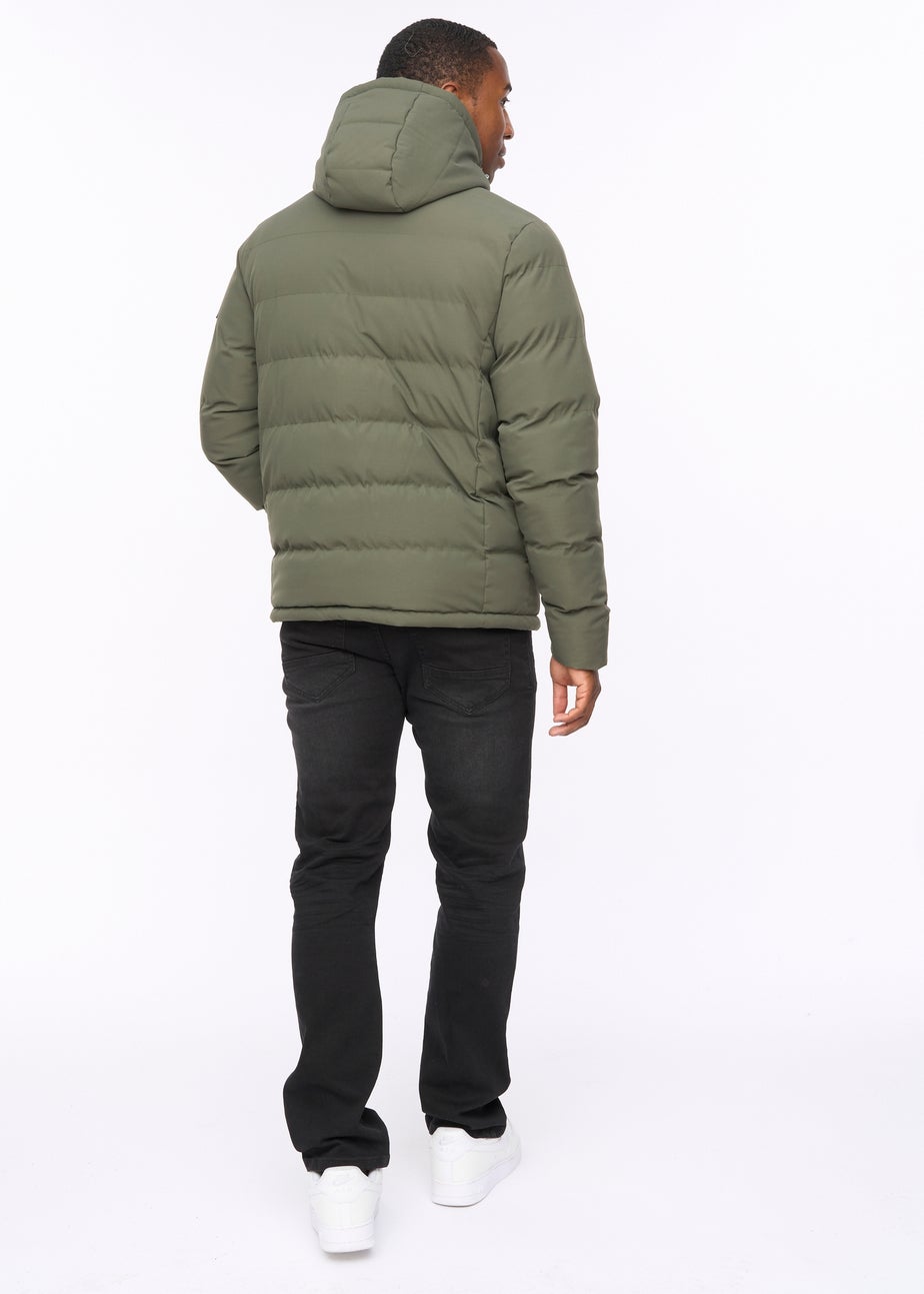 Crosshatch Olive Kampnew Embossed Jacket