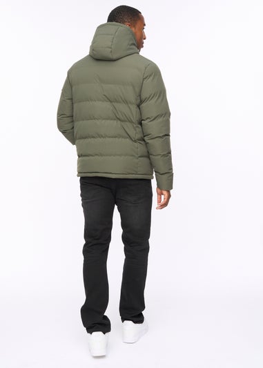 Crosshatch Olive Kampnew Embossed Jacket