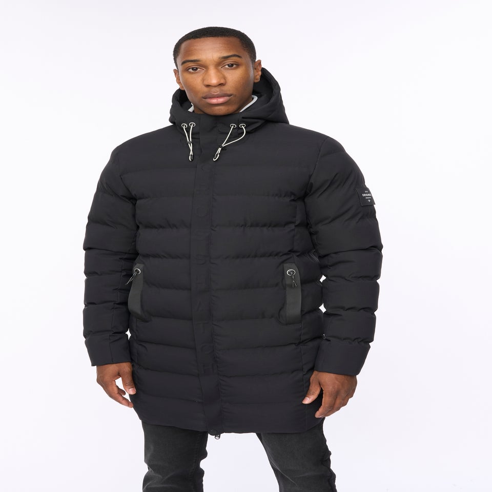 Crosshatch Black Longkamp Jacket