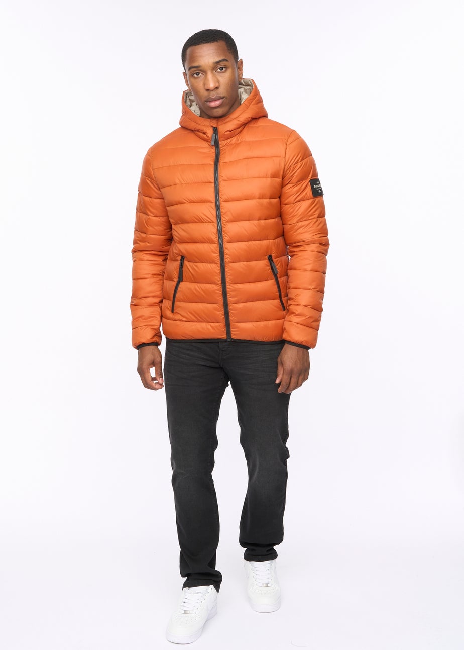 Crosshatch Burnt Orange Gattering MVE Jacket