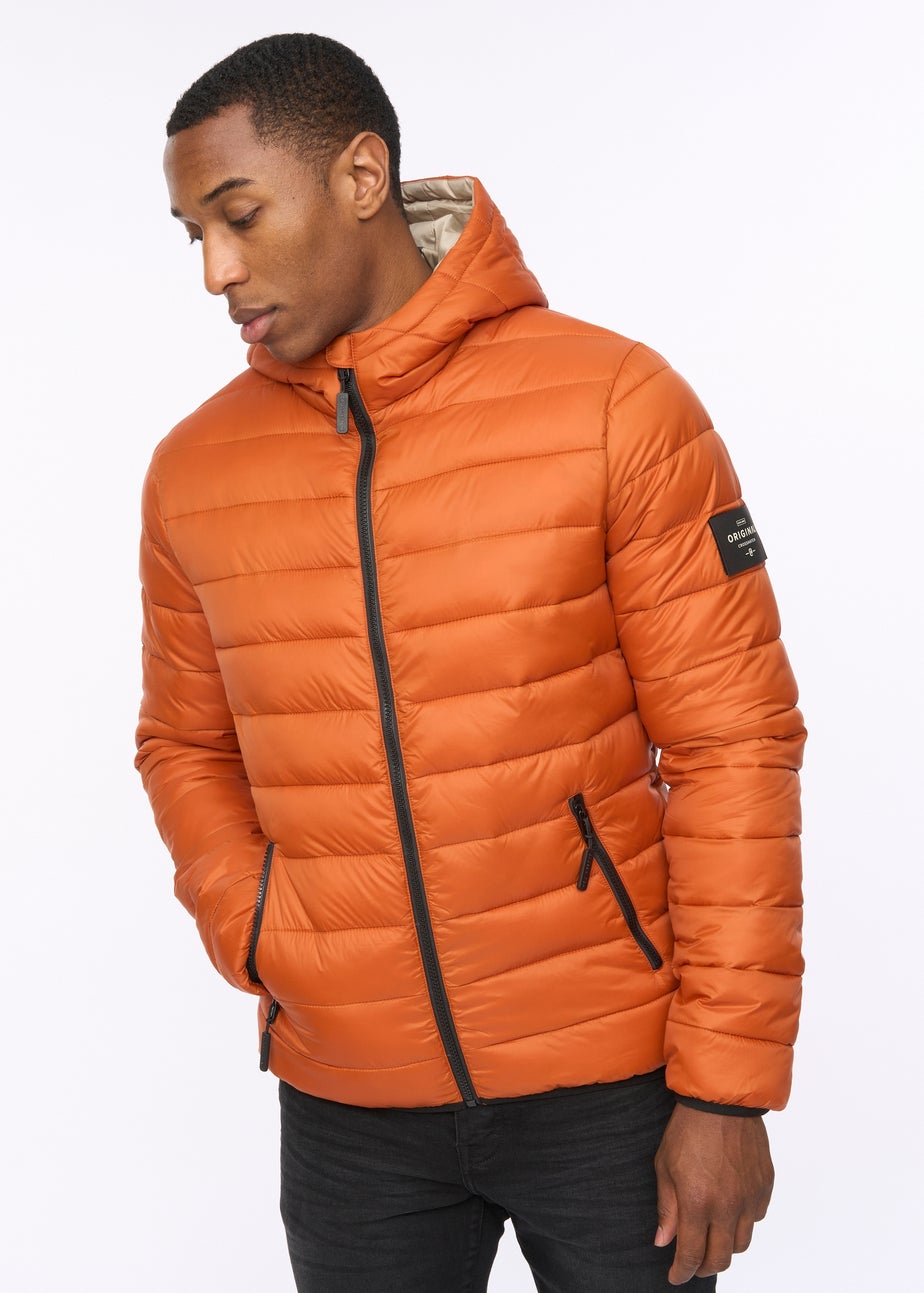 Crosshatch Burnt Orange Gattering MVE Jacket