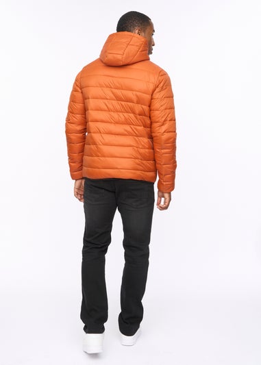 Crosshatch Burnt Orange Gattering MVE Jacket