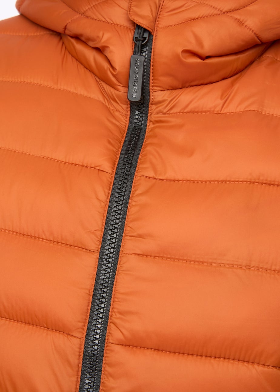 Crosshatch Burnt Orange Gattering MVE Jacket