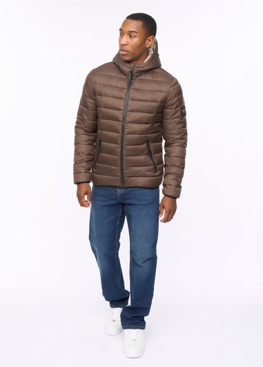 Crosshatch Brown Gattering MVE Jacket