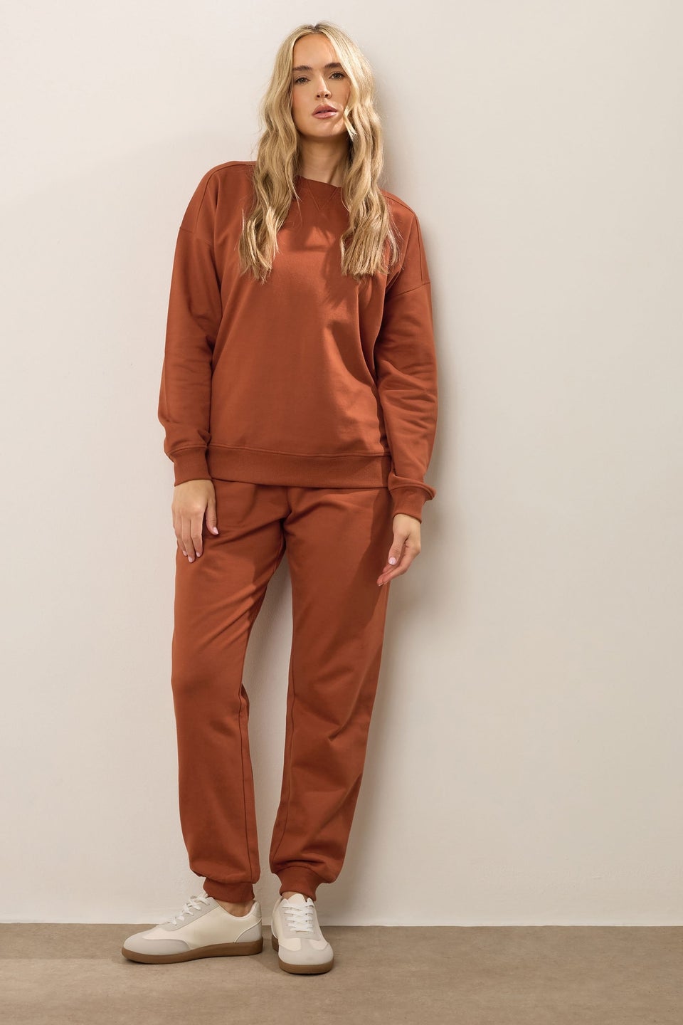 Long Tall Sally Rust Orange Cuffed Joggers