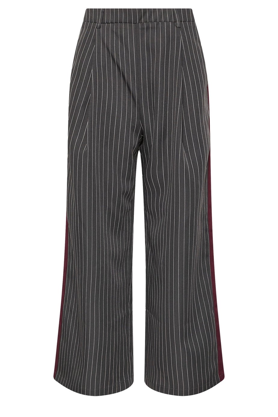 PixieGirl Petite Grey Pinstripe Wide Leg Trouser