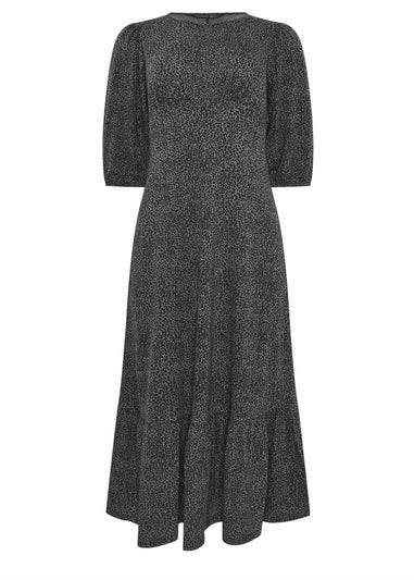 PixieGirl Petite Grey Animal Midi Dress