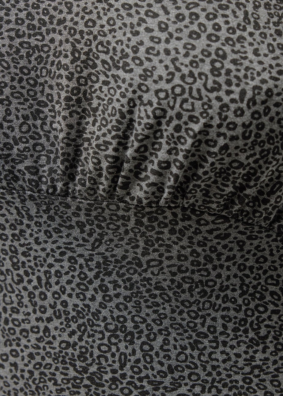 PixieGirl Petite Grey Animal Midi Dress