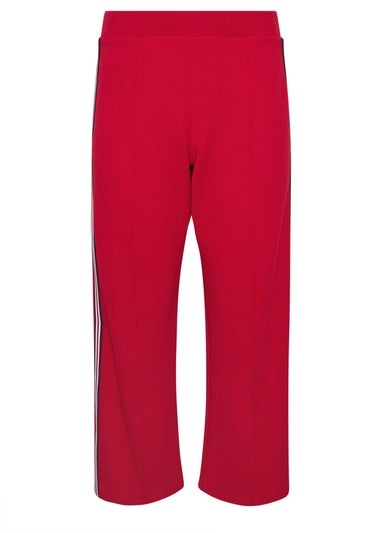 PixieGirl Petite Red Side Stripe Trousers