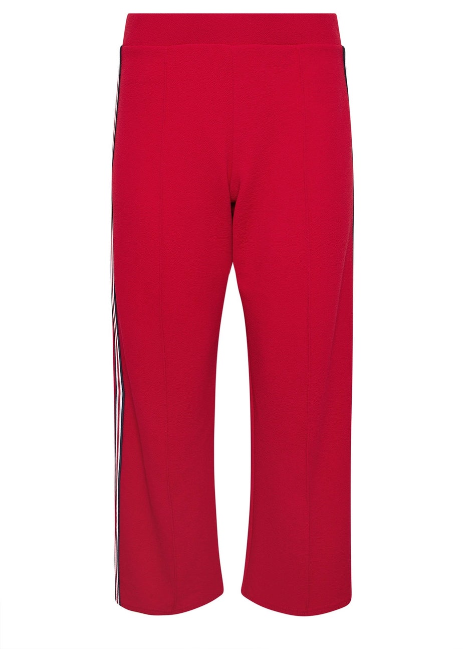 PixieGirl Petite Red Side Stripe Trousers