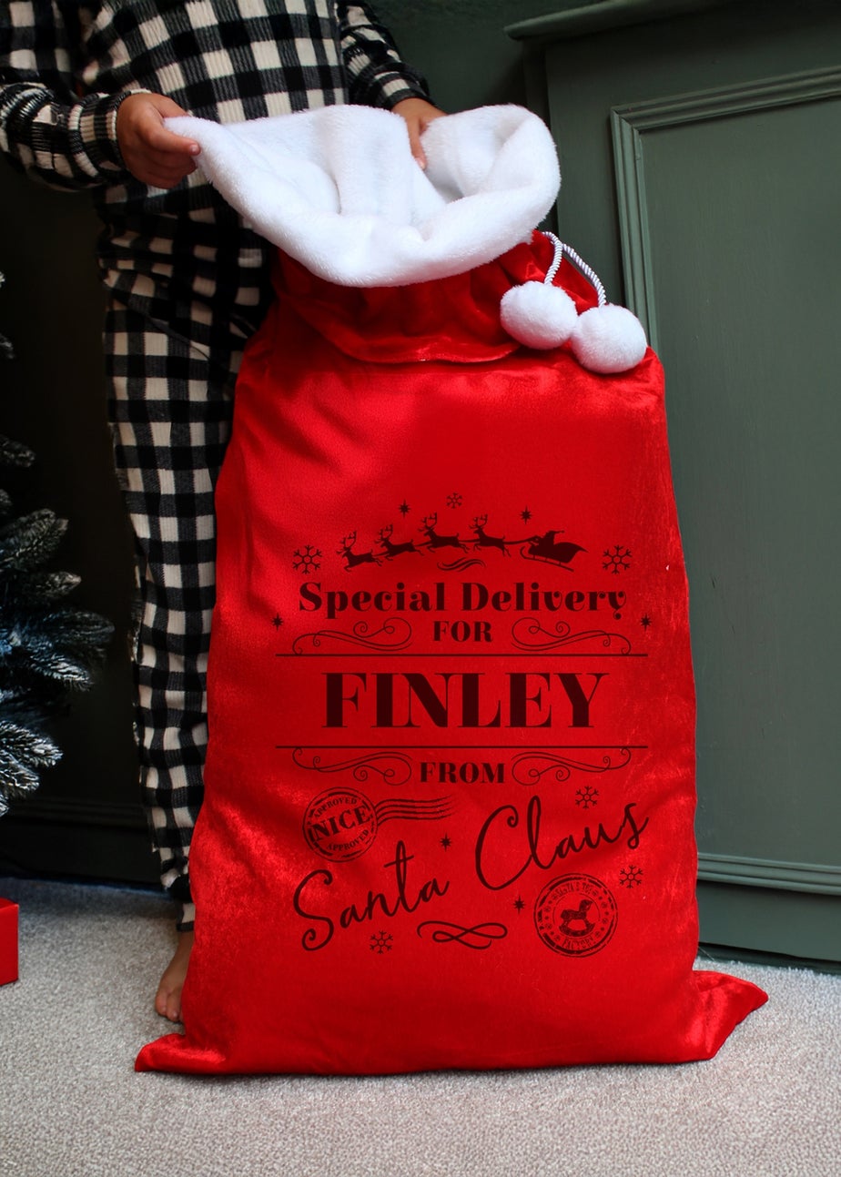 Personalised Memento Company Red Special Delivery Red Sack