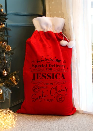 Personalised Memento Company Red Special Delivery Red Sack