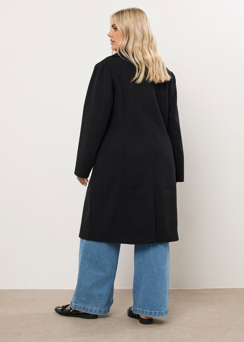 Yours Curve Black Longline Formal Coat