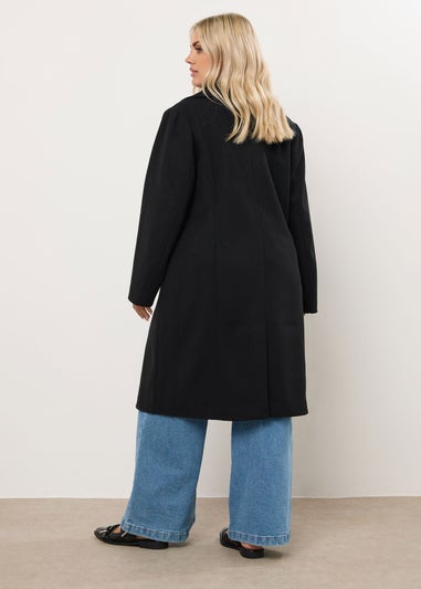 Yours Curve Black Longline Formal Coat
