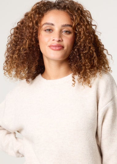 Blue Vanilla Stone Round Neck Jumper