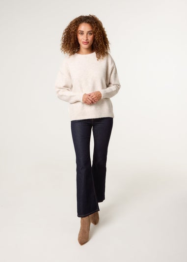 Blue Vanilla Stone Round Neck Jumper
