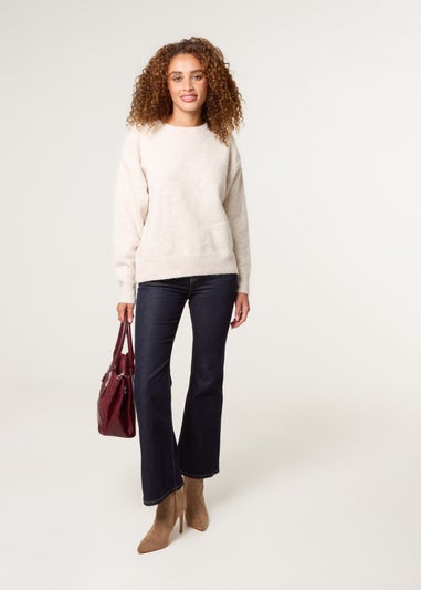 Blue Vanilla Stone Round Neck Jumper