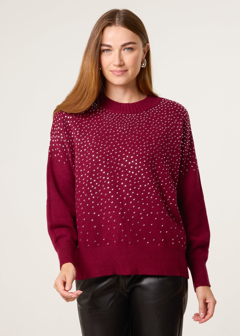Blue Vanilla Red Diamante Jumper