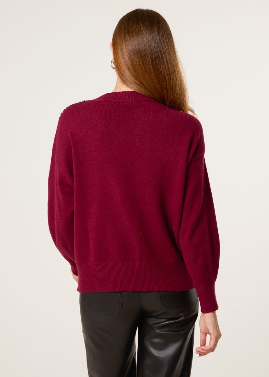 Blue Vanilla Red Diamante Jumper