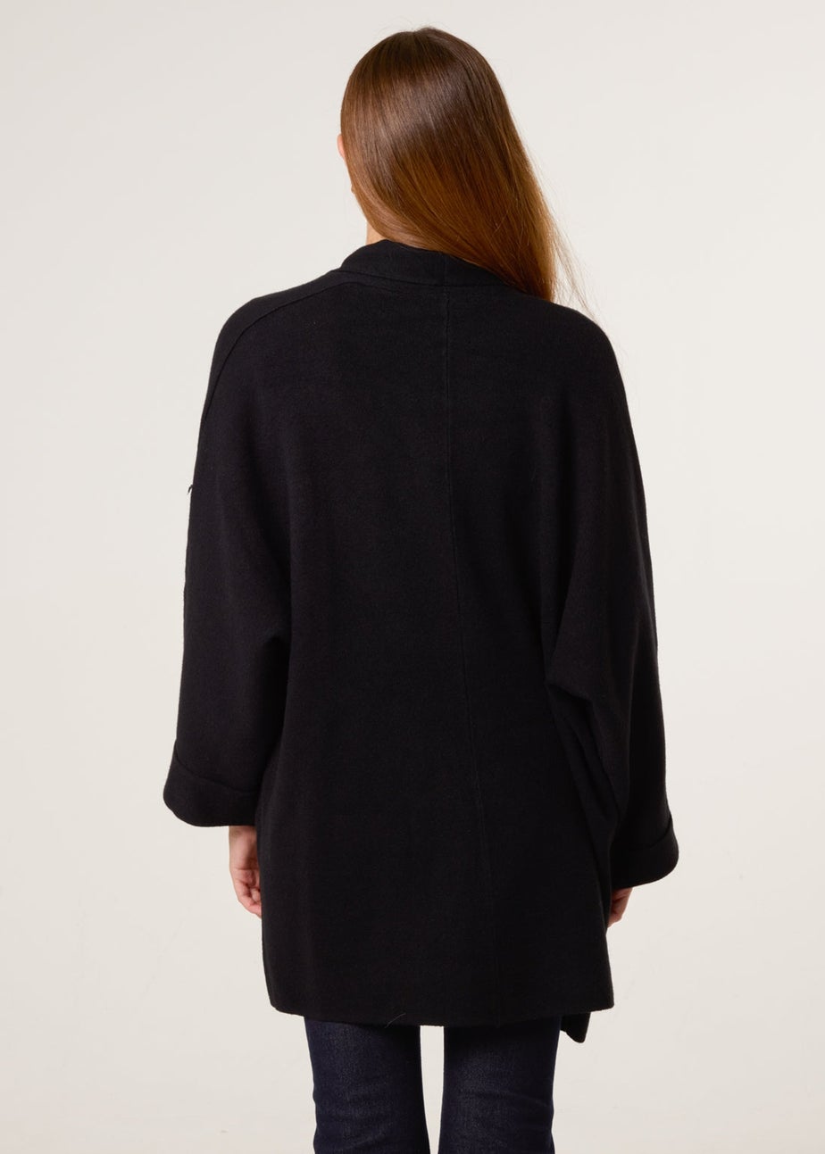 Blue Vanilla Black Heavy Knit Cardigan