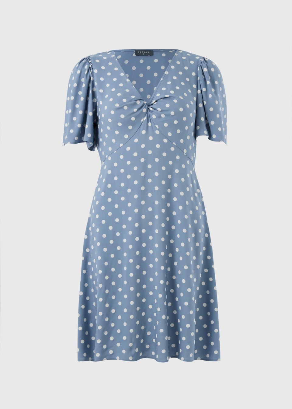 Blue Polka Dot Tea Dress