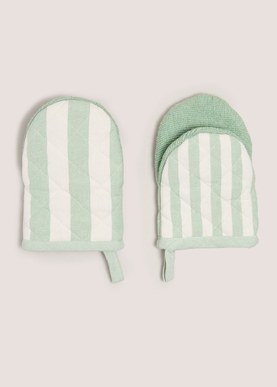 Green Striped Pot Grabbers