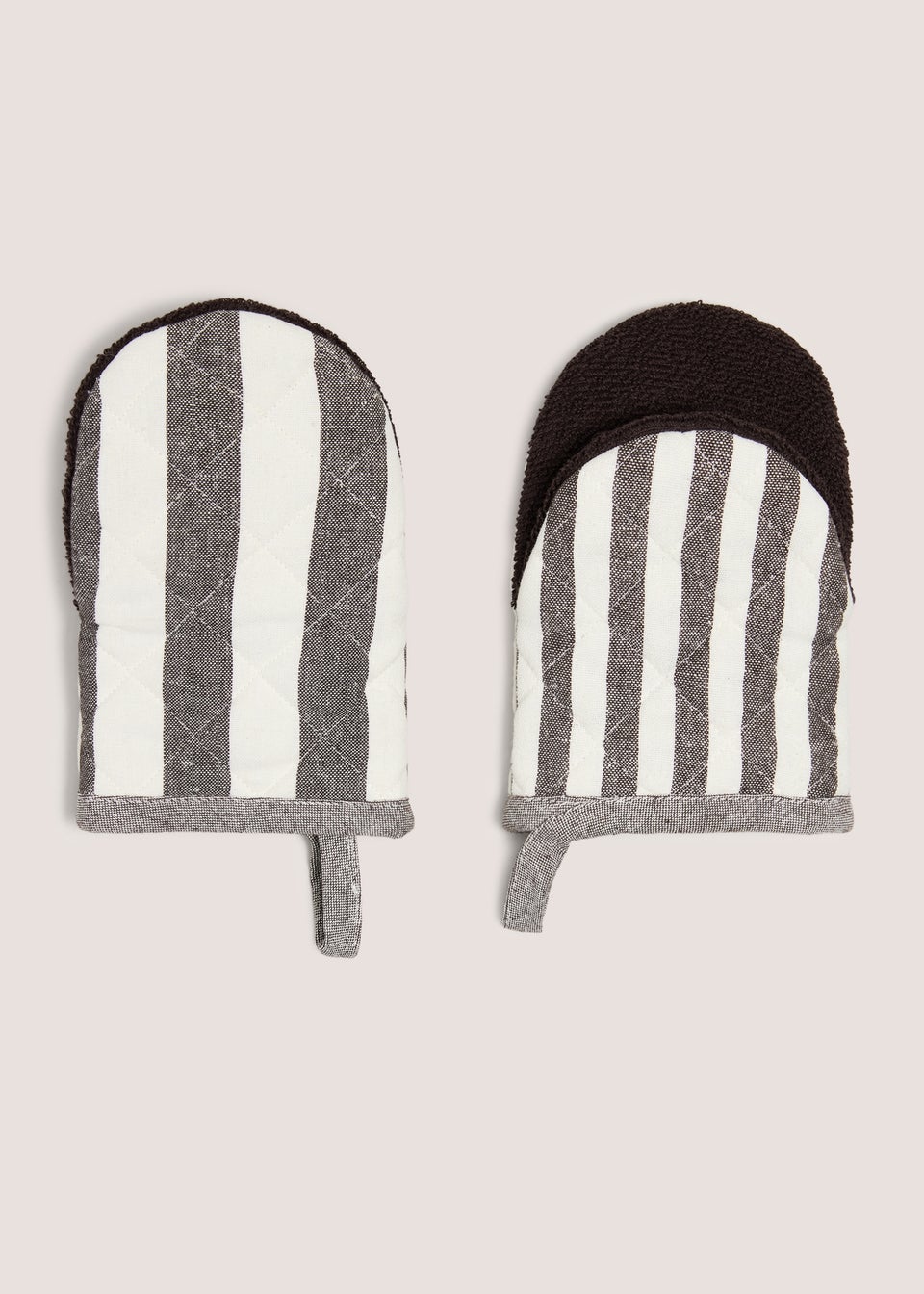 Brown Striped Mini Mitts
