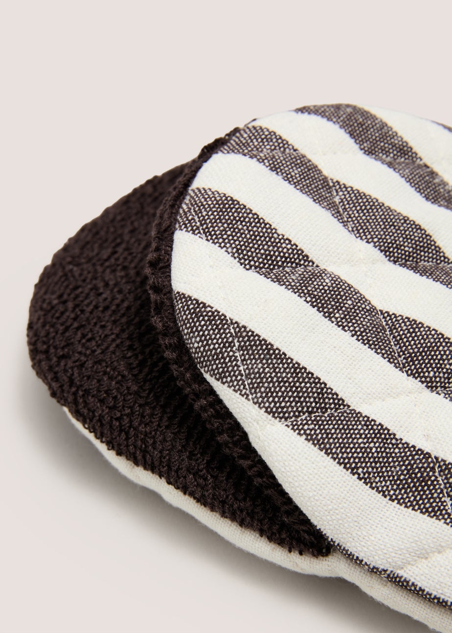 Brown Striped Mini Mitts