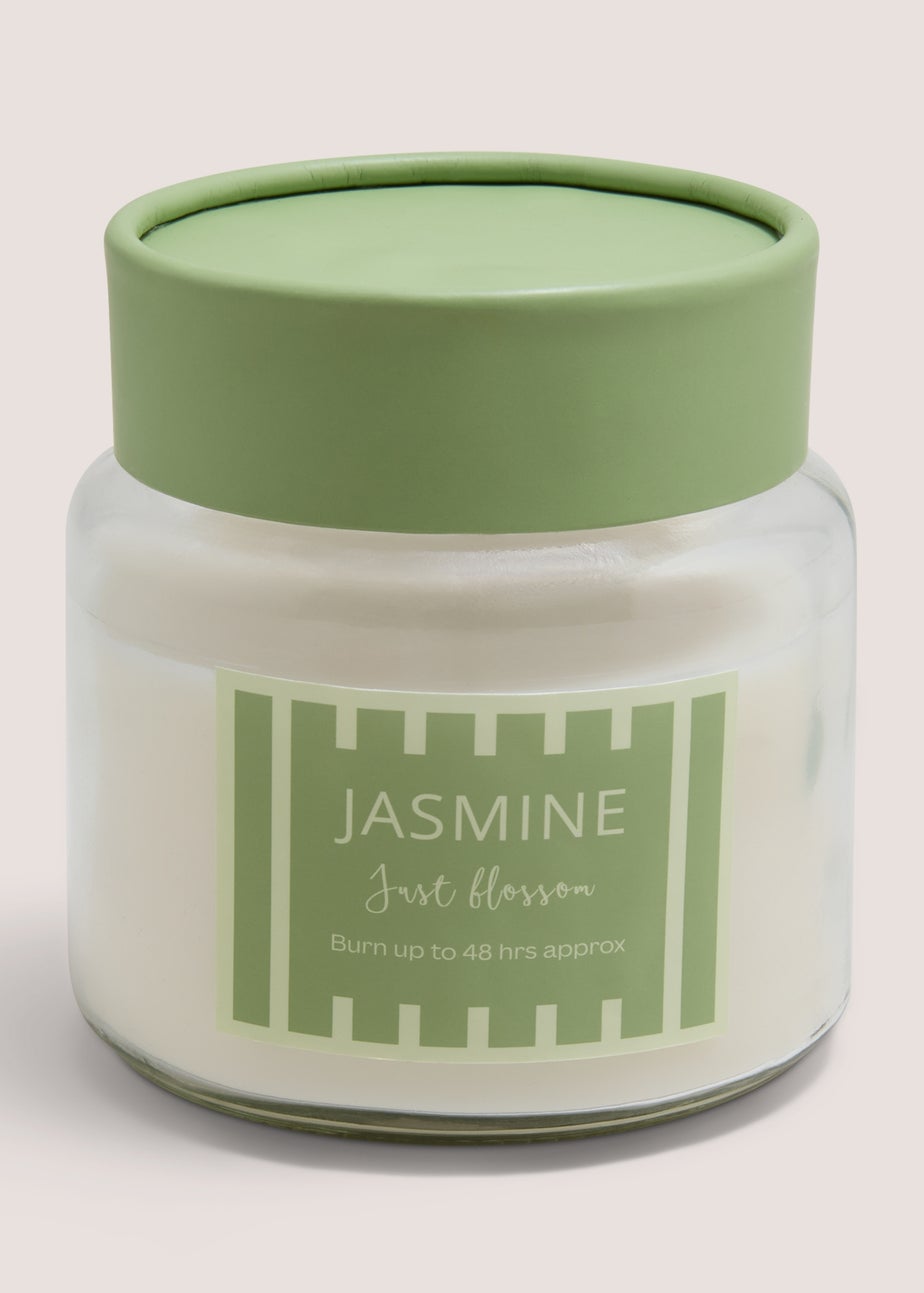 Jasmine Stripe Candle Jar