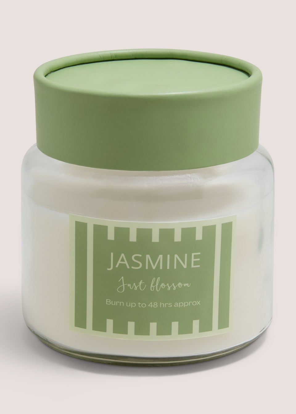 Jasmine Stripe Candle Jar