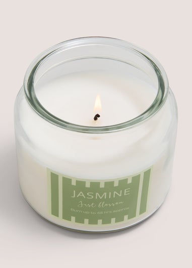 Jasmine Stripe Candle Jar