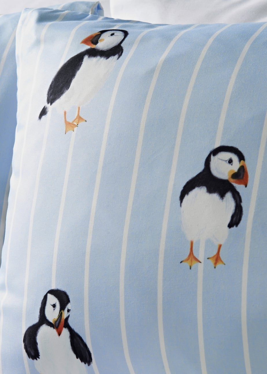 Blue Puffin Duvet Set