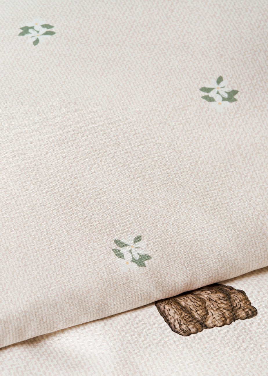 Multicolour Floral Cockapoo Duvet Set