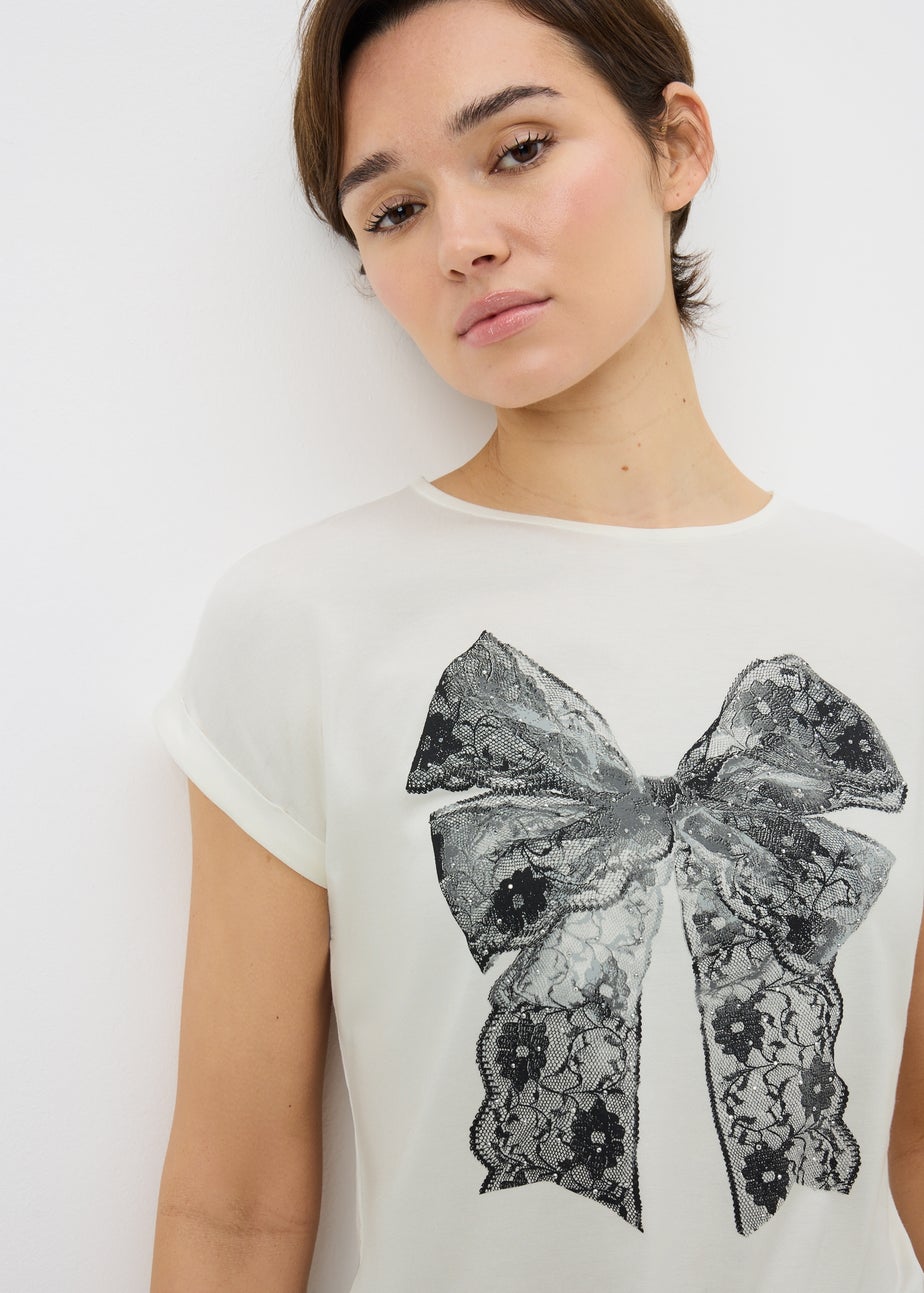 White Bow T-Shirt