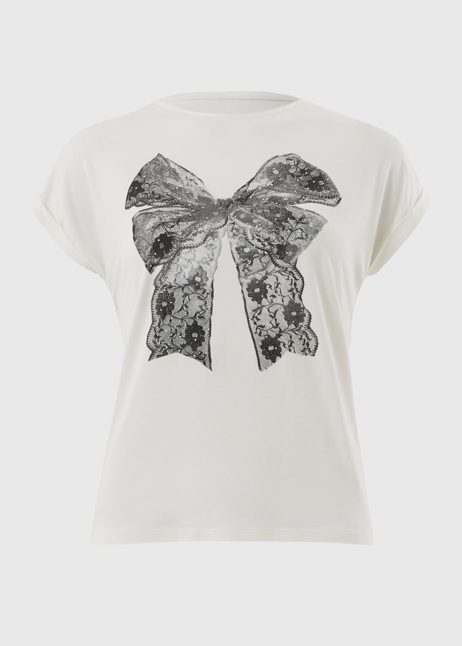 White Bow T-Shirt