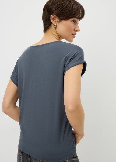 Charcoal Embellished Top