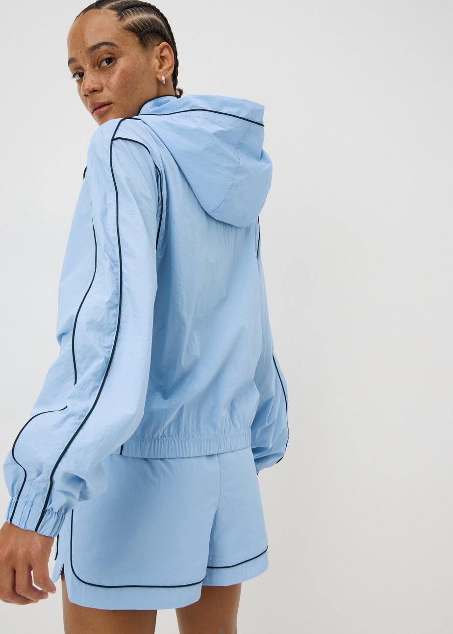 Souluxe Light Blue Piped Running Jacket
