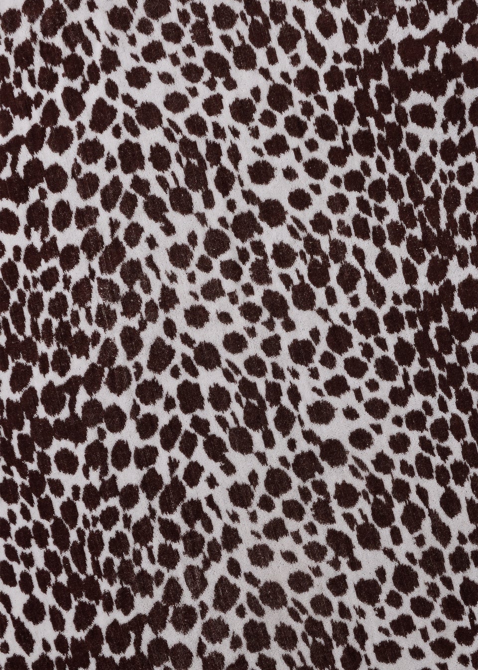 Brown Leopard Jacquard Beach Towel