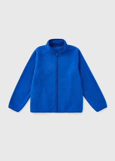 Boys Royal Blue Zip Fleece (4-13yrs)