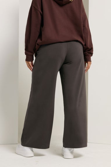 Yours Curve Brown Wide Leg Leggings