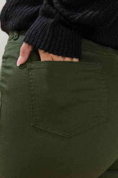 Yours Curve Green GRACE Jeggings